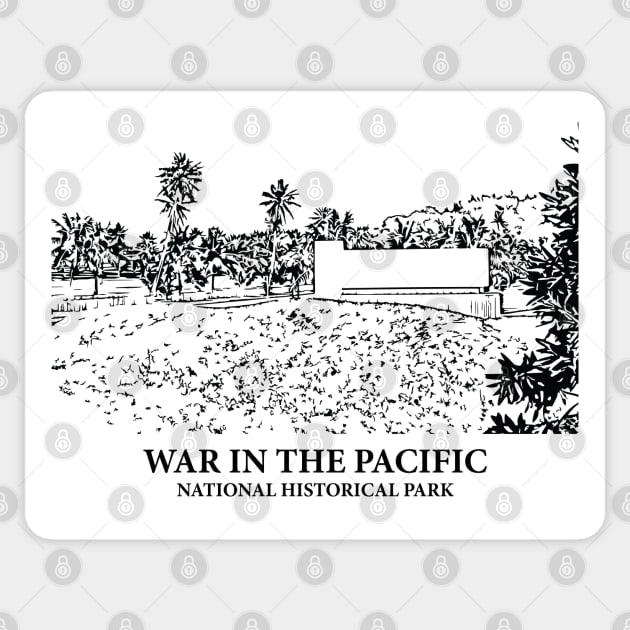 War in the Pacific National Historical Park Sticker by Lakeric